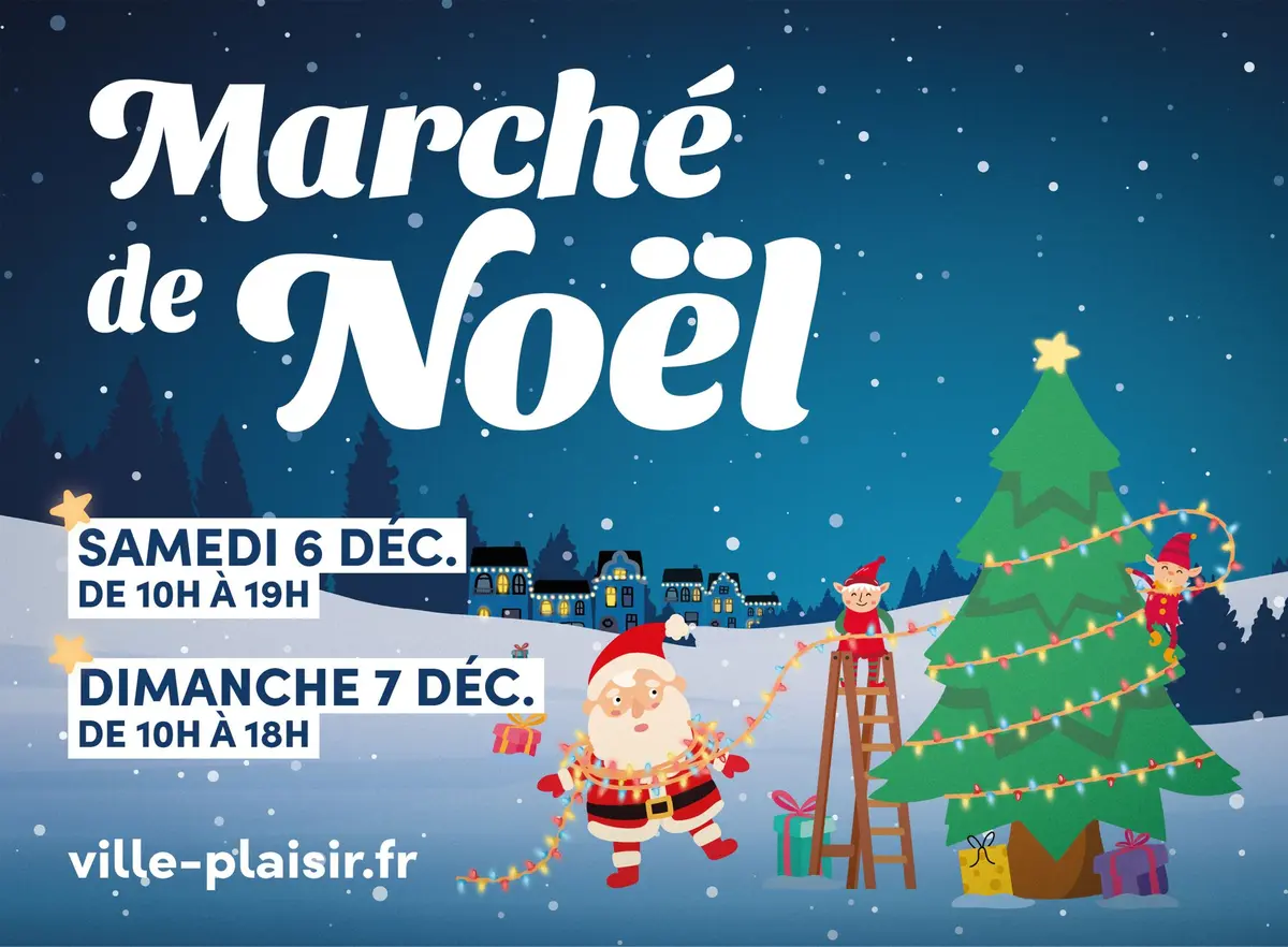 Marché de Noël à Plaisir 
