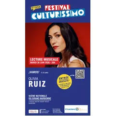 Festival Culturissimo - Lecture musicale d'Olivia Ruiz à Narbonne 