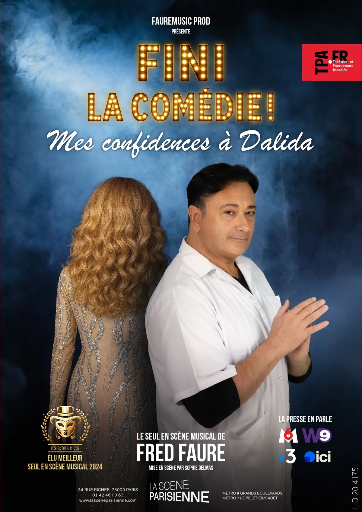 Fini La Comédie ! Mes Confidences à Dalida 
