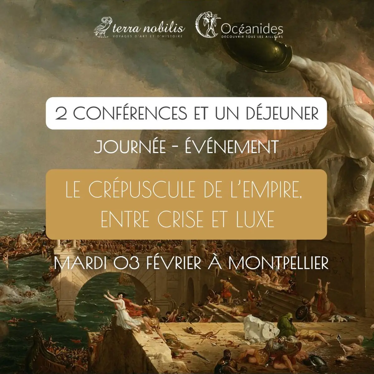 Le crépuscule de l'Empire, entre crise et luxe