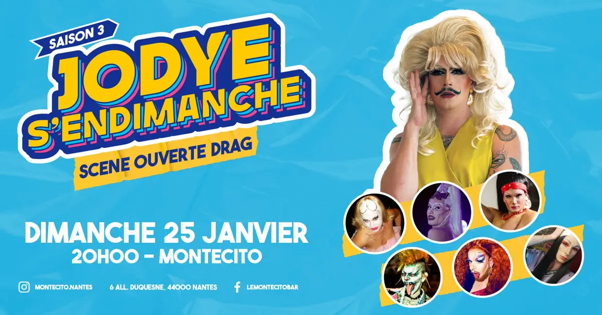 Jodye s'endimanche #12 - Scène ouverte drag