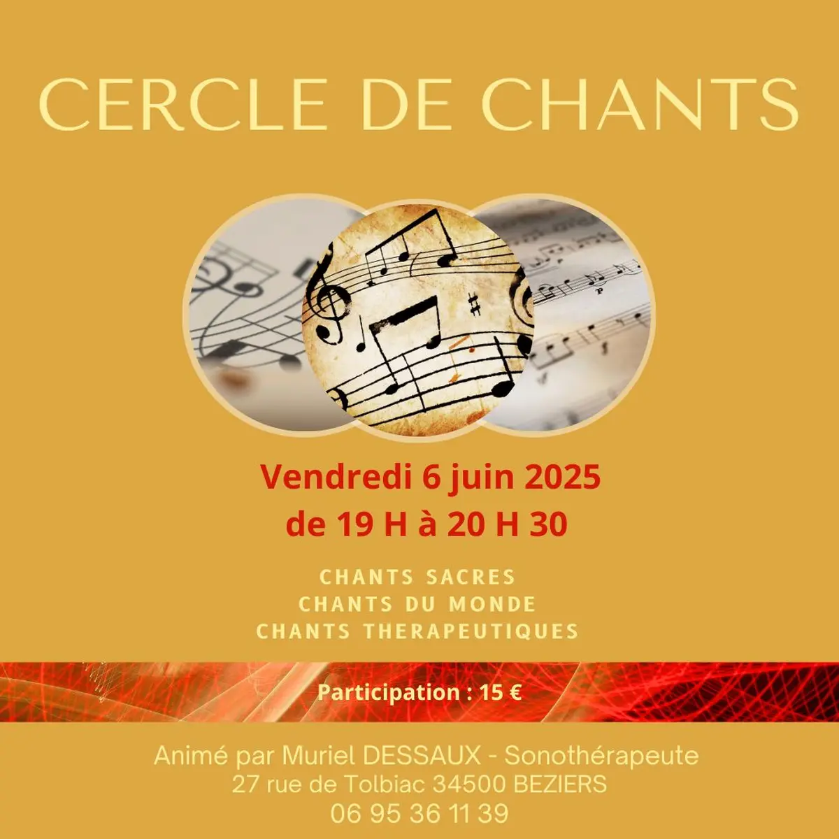 Cercle de chants sacrés et Chants du monde