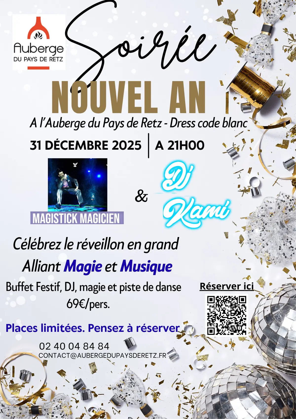 Nouvel an 31 décembre 2025