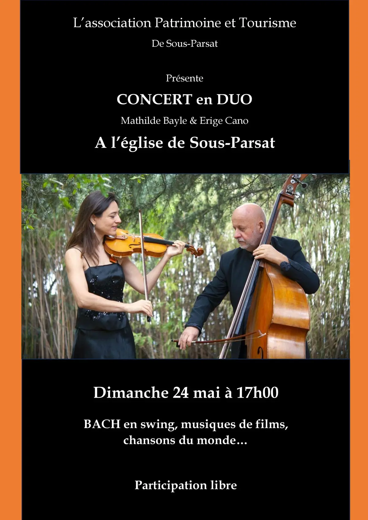 Concert en Duo - Mathilde Bayle et Erige Cano