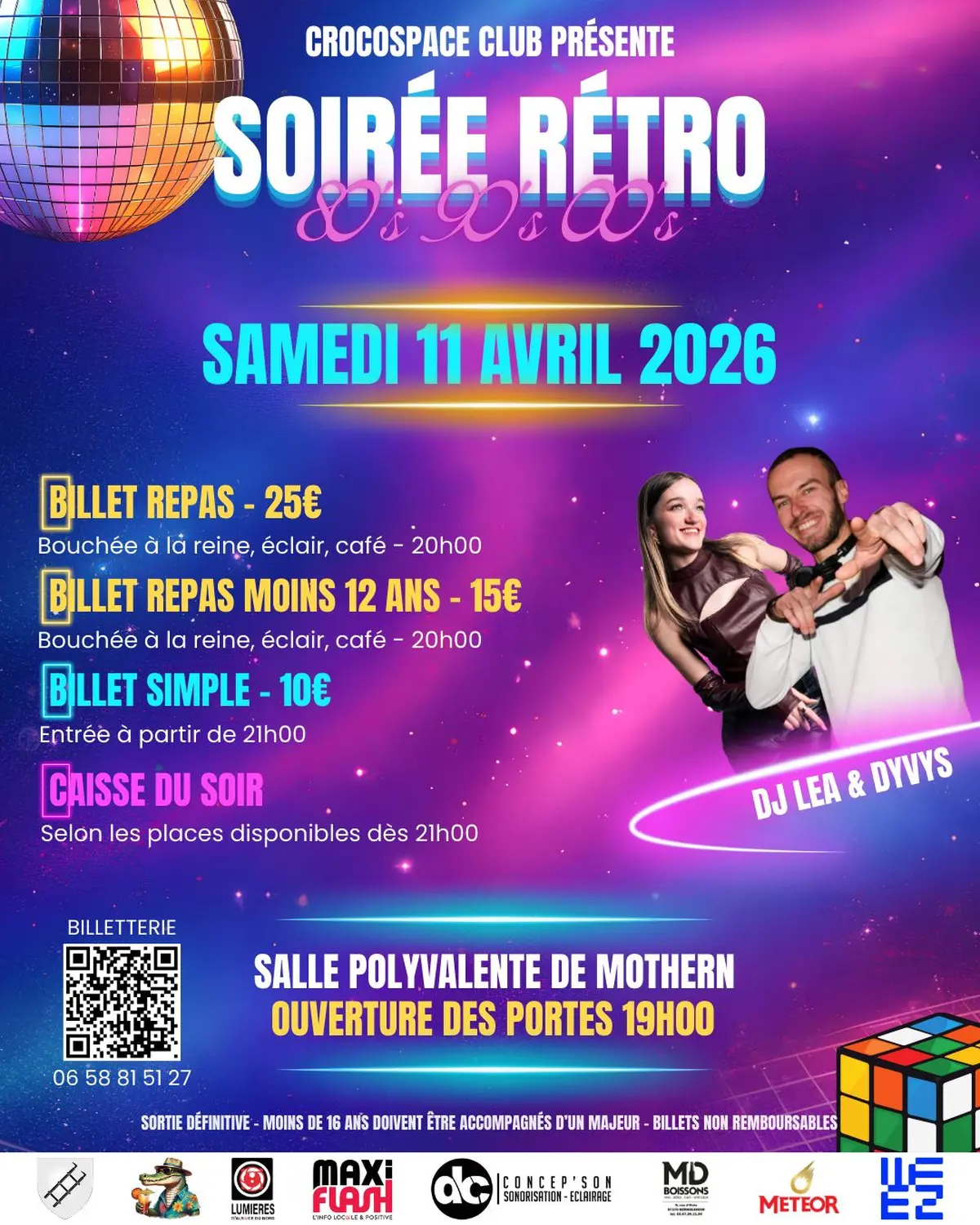 Soirée Rétro 80’s, 90’s, 00’s – 3ᵉ édition