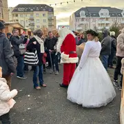 Passage du Père Noël et de son âne Rosie