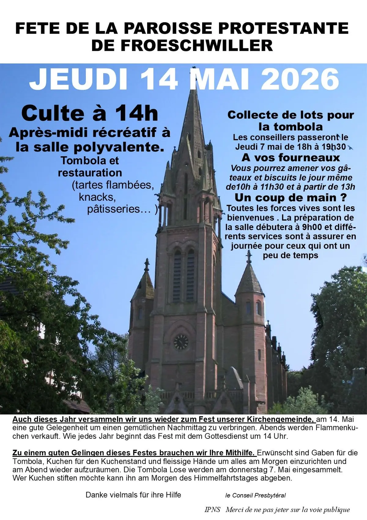 Fête paroissiale Froeschwiller