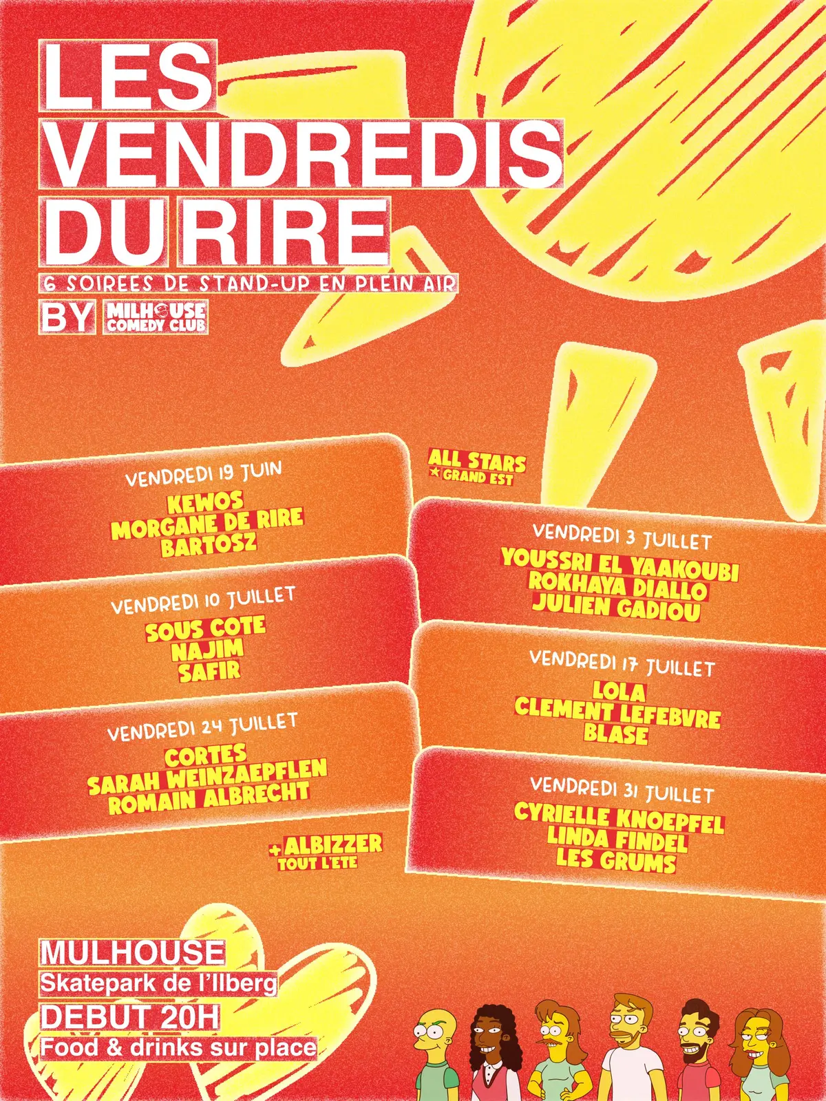 Les Vendredis du Rire - Comedy Club en plein air !