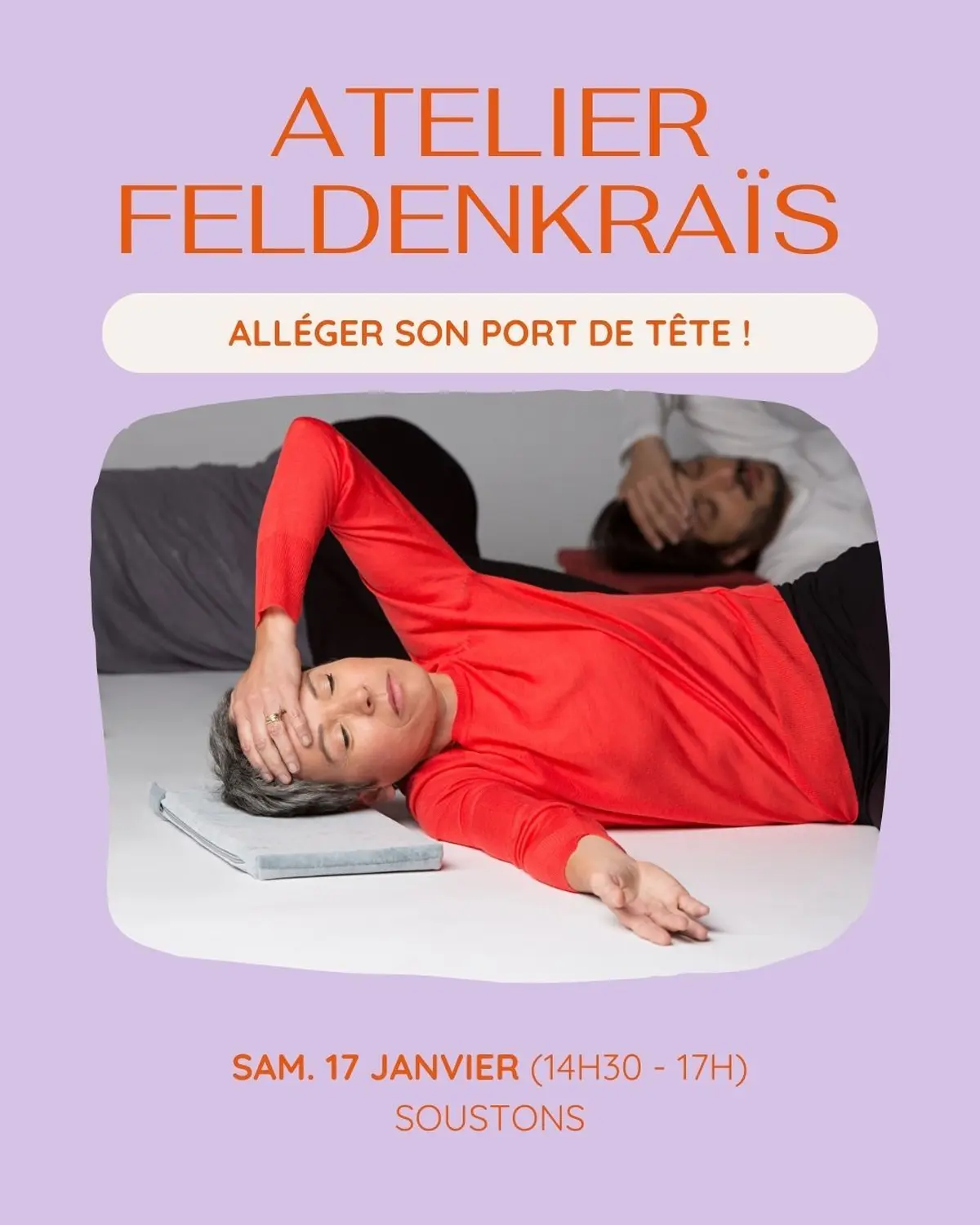 Atelier Méthode Feldenkrais : alléger son port de tête