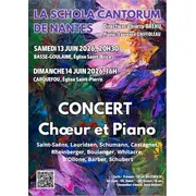 La Schola Cantorum de Nantes Concert Chœur et Piano
