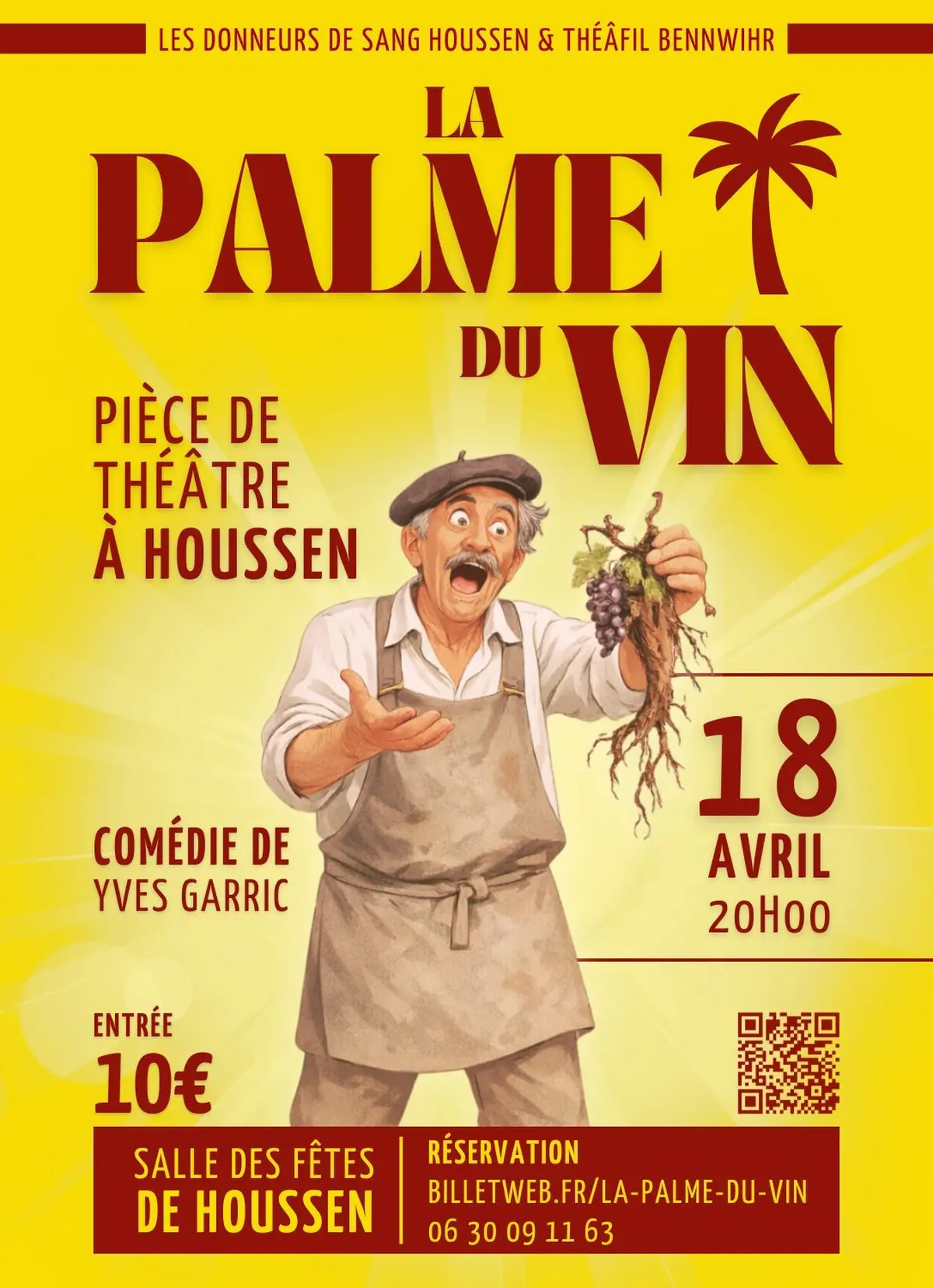 La Palme du Vin - Pièce de Théâtre à Houssen