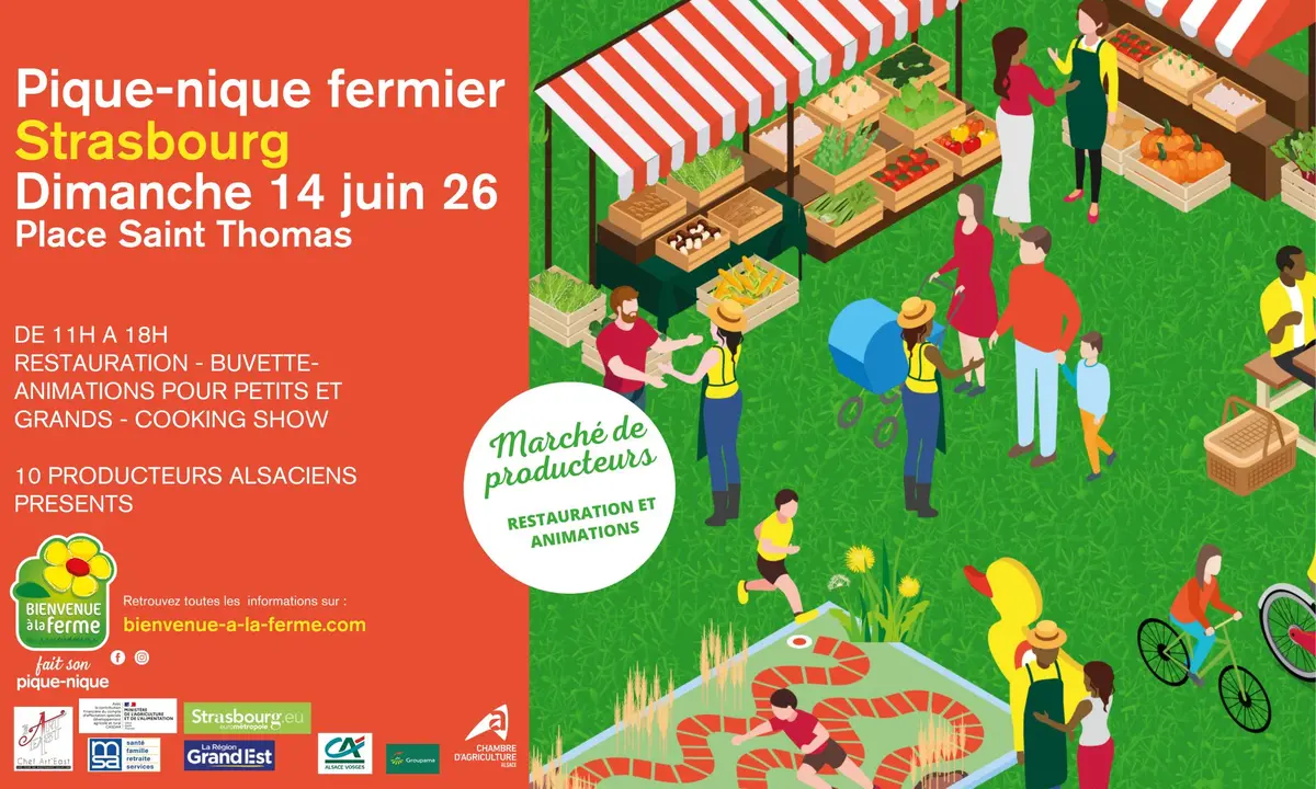 Pique Nique Fermier à Strasbourg