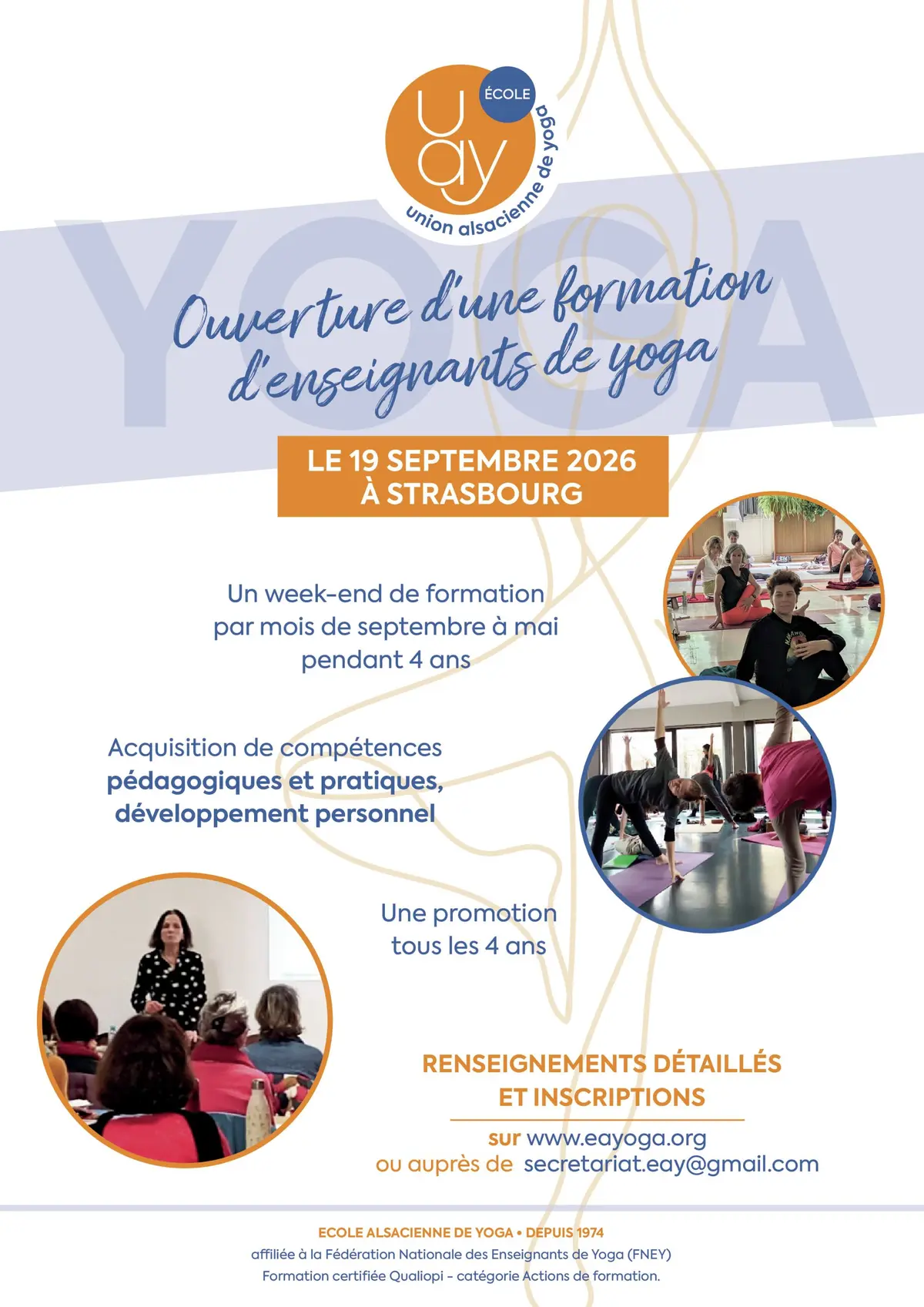 Inscription formation de Yoga 