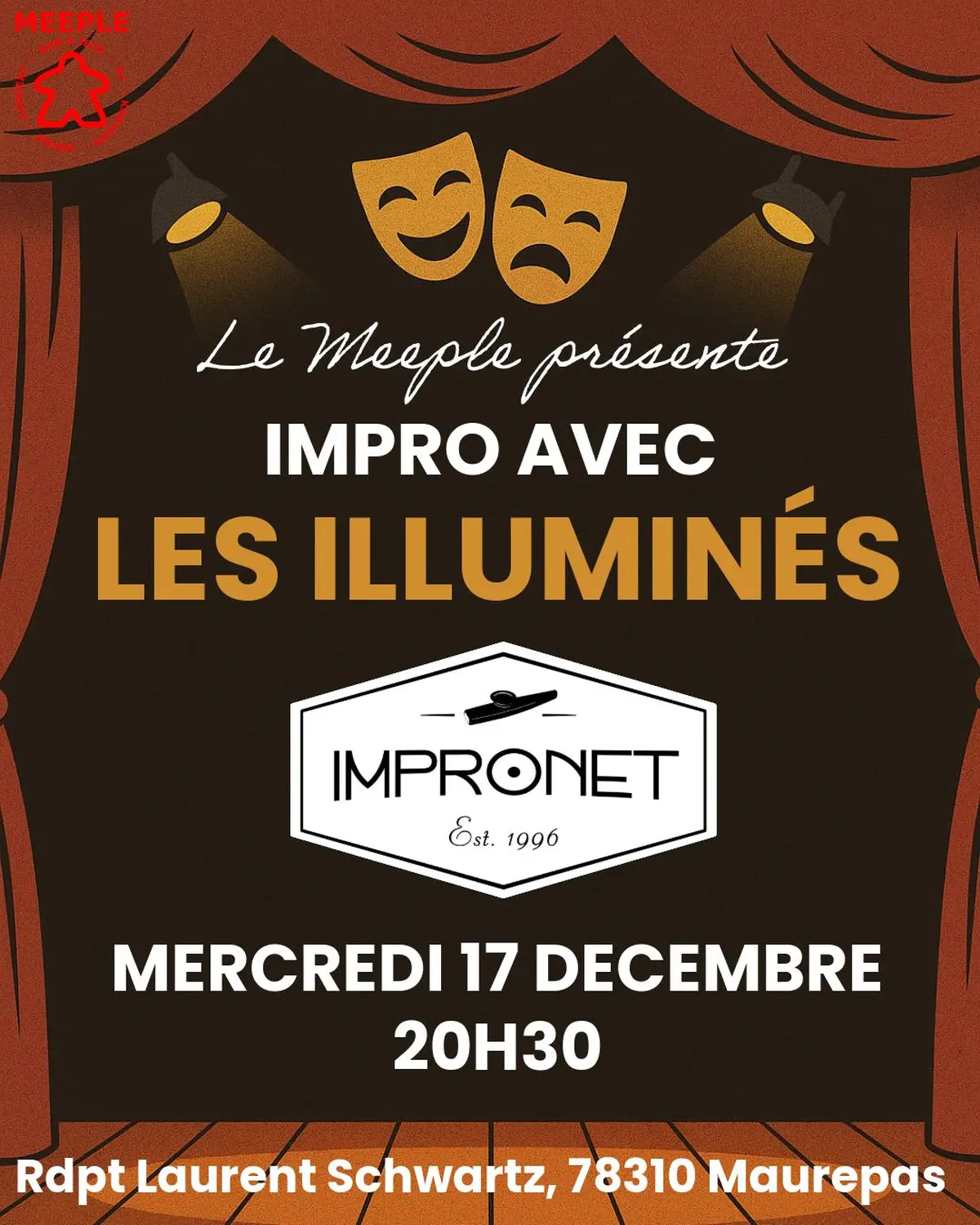 Impro avec Les Illuminés au Meeple