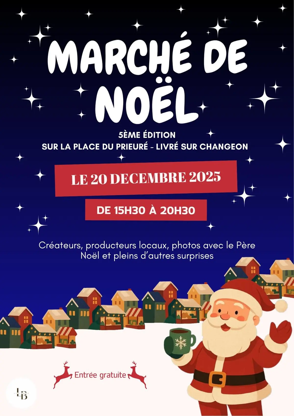 Marché de Noël Livré sur Changeon