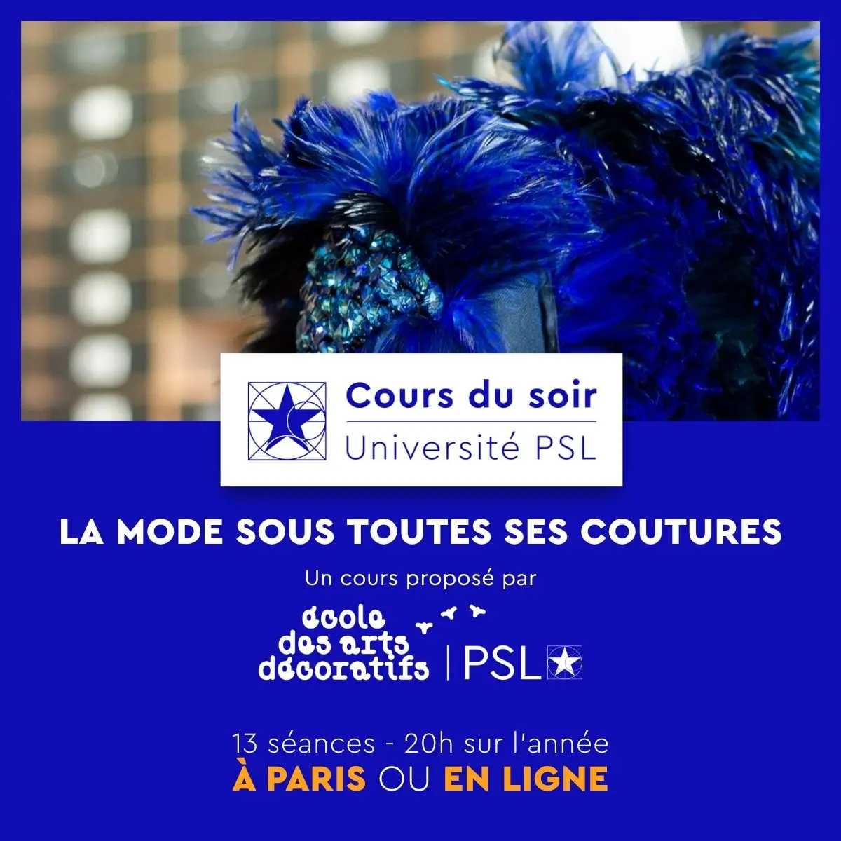 Cours du soir à l'Université  : La mode sous toutes ses coutures
