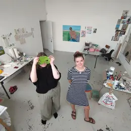 Présentation publique —  À la rencontre de Aliette Boyer et Axèle Huchet-Lamotte