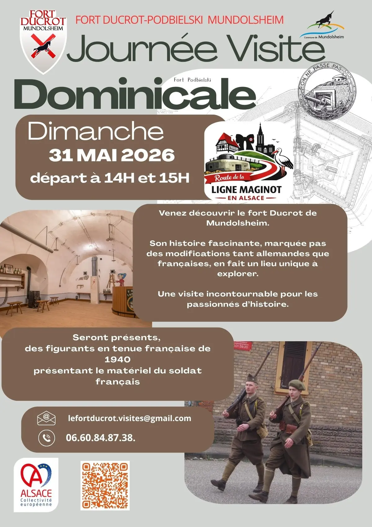Route de la ligne Maginot d'Alsace / Visite guidée dominicale 
