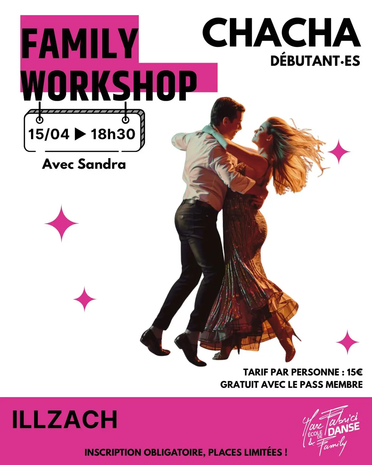 Family Workshop – Cha Cha - Niveau débutant 