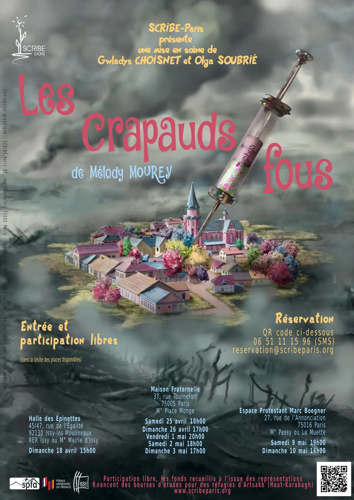 Représentation Les Crapauds Fous