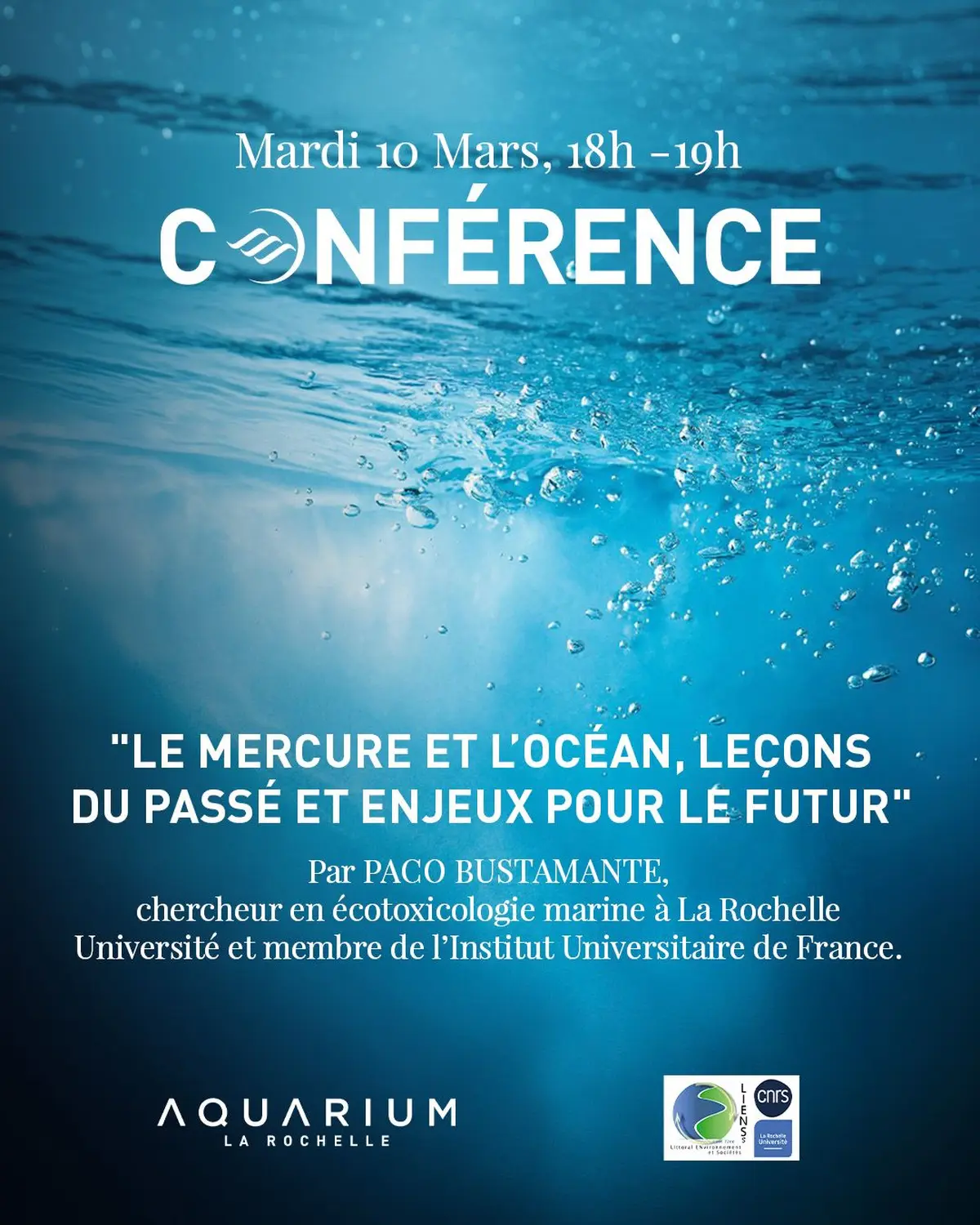 Conférence : Le Mercure et l’Océan,  leçons du passé et enjeux pour le futur
