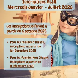 Accueils de Loisirs Mercredis Janvier - Juillet 2026