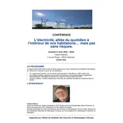 L'électricité, alliée du quotidien mais pas sans risques.