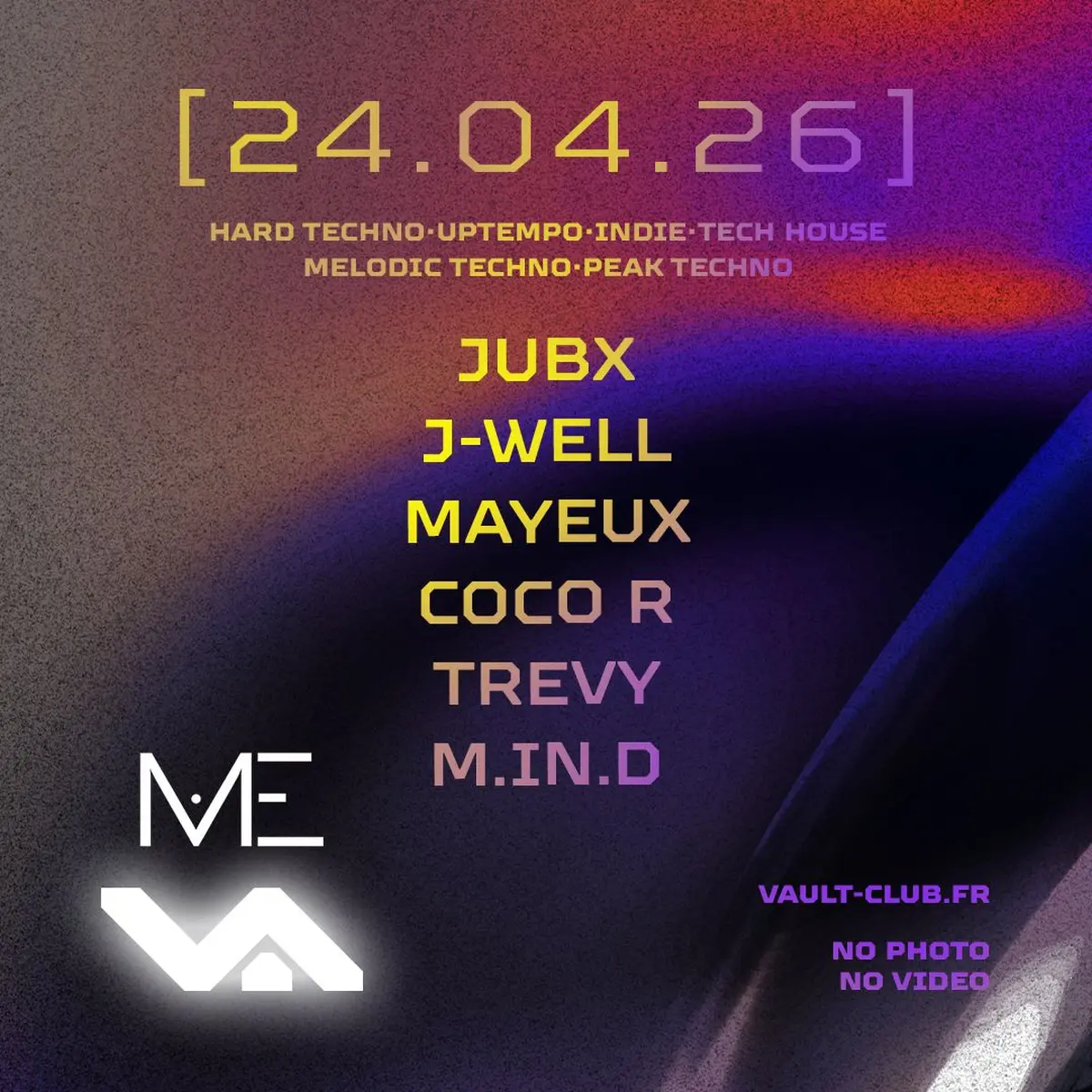 VAULT - Floor 1 [Hard Techno], Floor 2 by MY ELEMENT