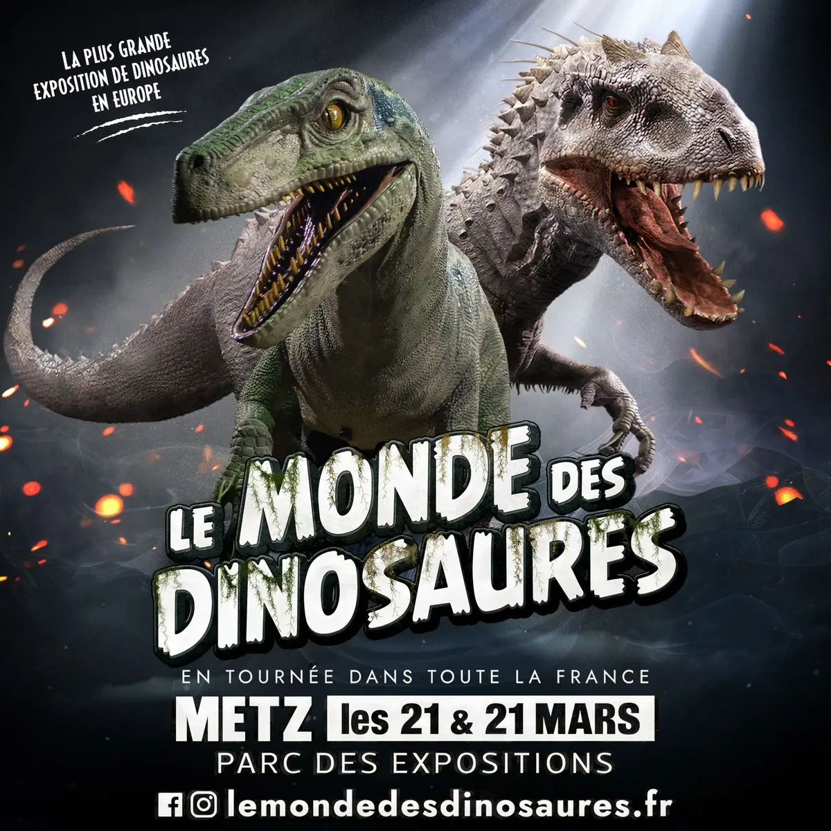 Le Monde des Dinosaures à Metz