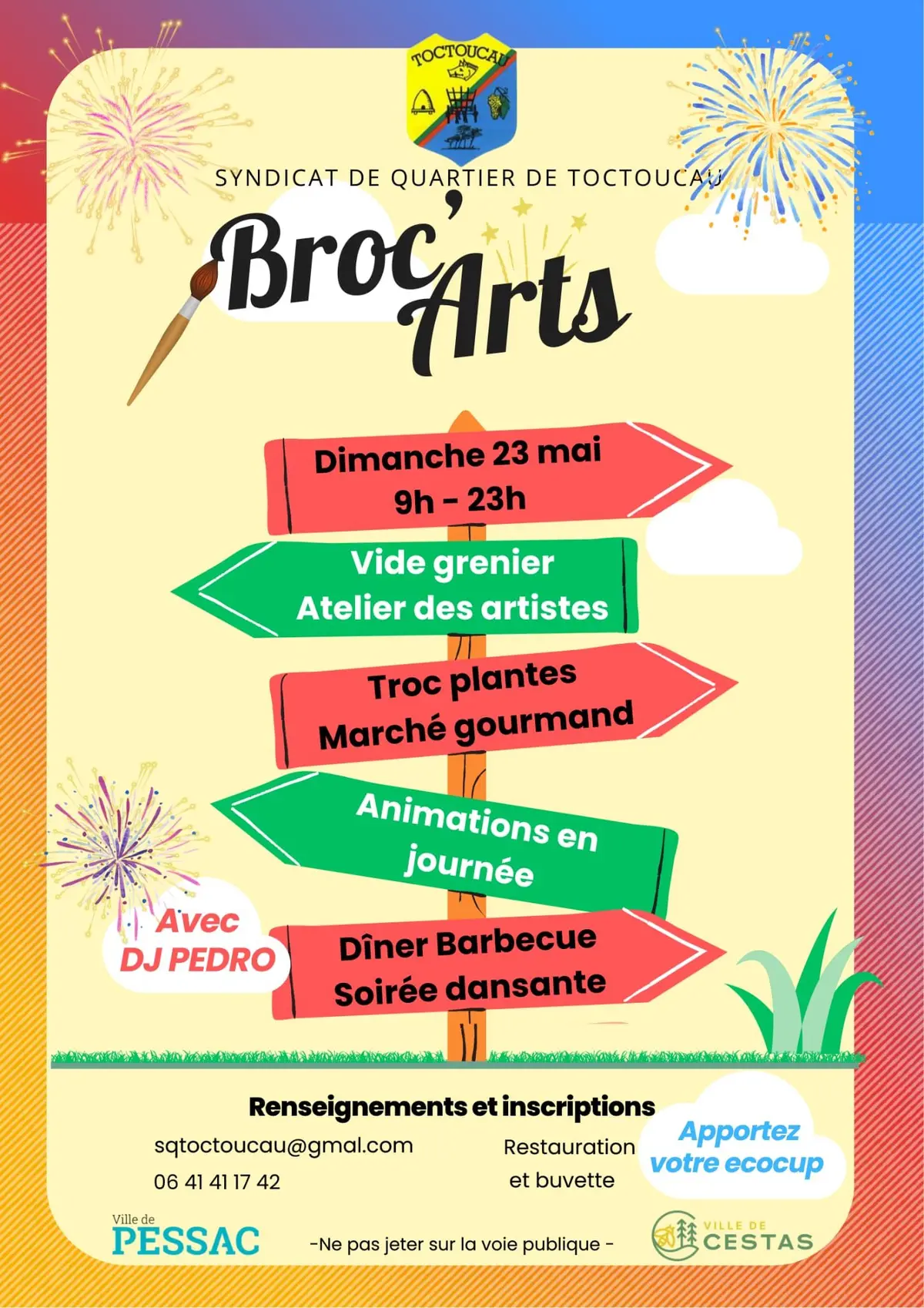  Brocarts: Vide-grenier, vide-ateliers, plantes, marché gourmand, soirée concert