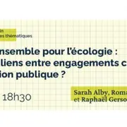 Agir ensemble pour l’écologie