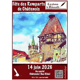 Fête des remparts en calligraphie gothique - Les plumes de Ribeauvillé