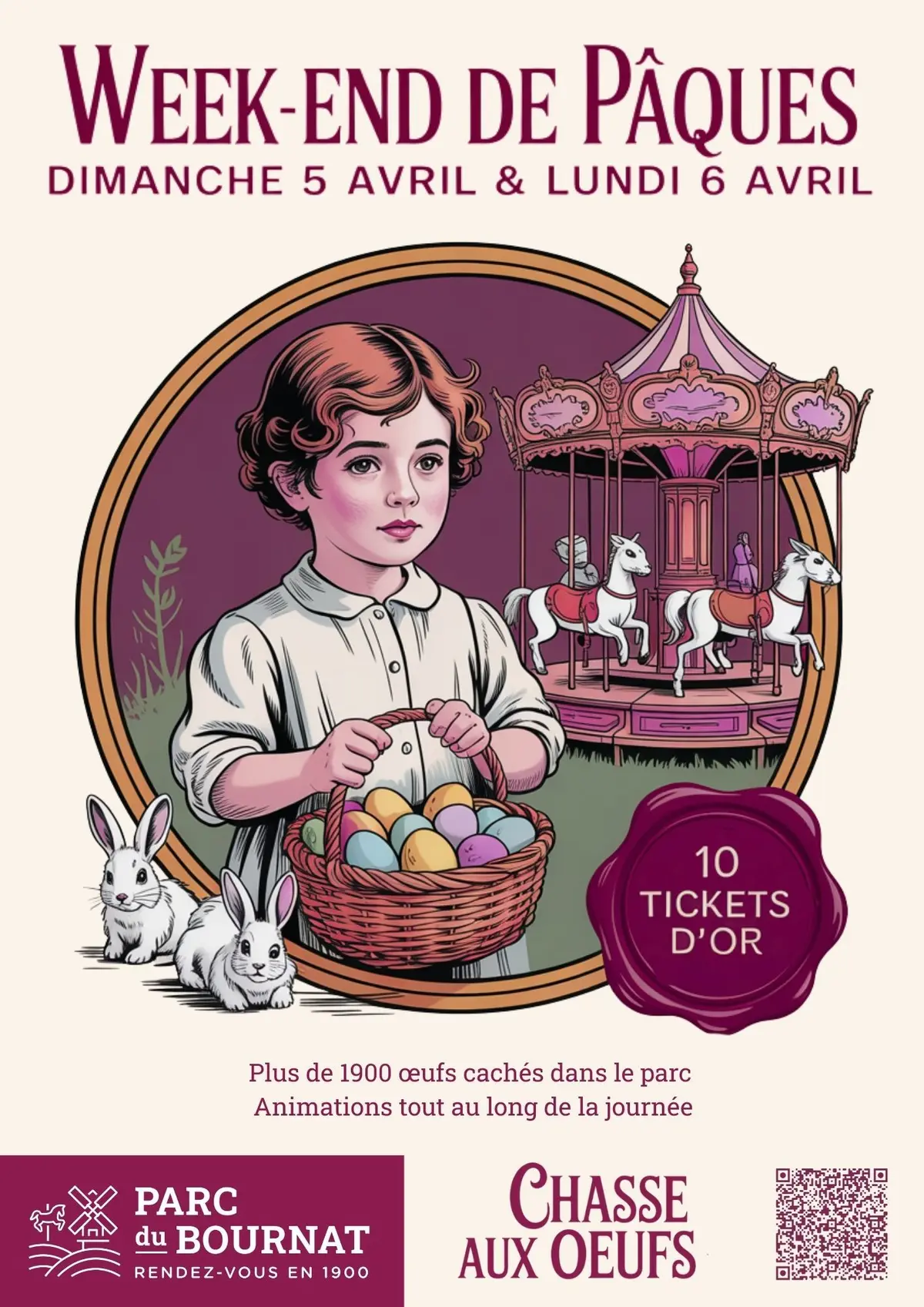 Grande chasse aux oeufs de pâques