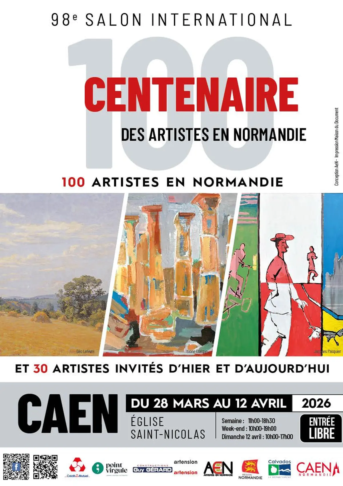 98e Salon International Annuel des Artistes en Normandie - Salon du Centenaire 