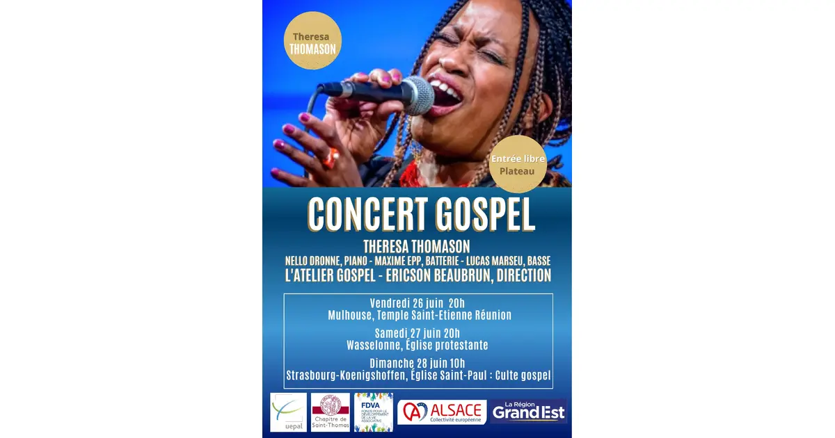 Concert Gospel Theresa Thomason