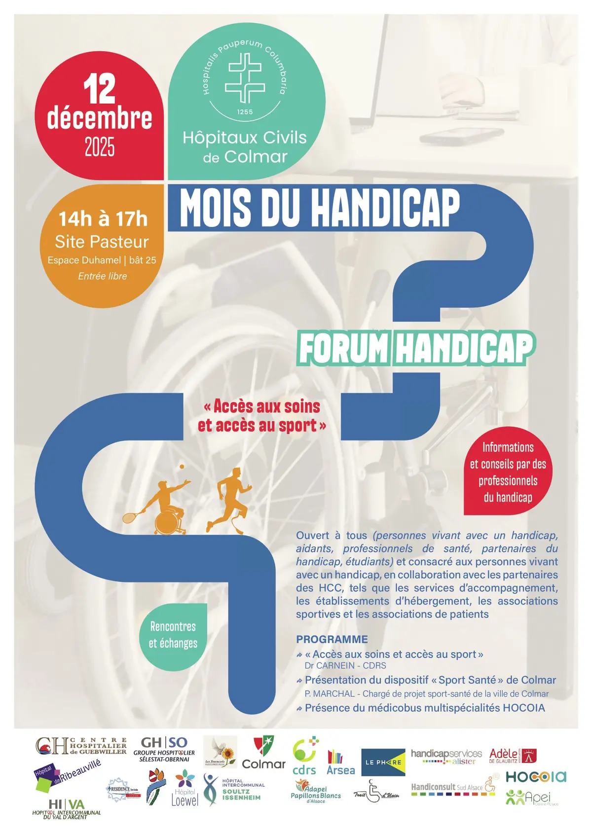 Forum Handicap aux Hôpitaux Civils de Colmar