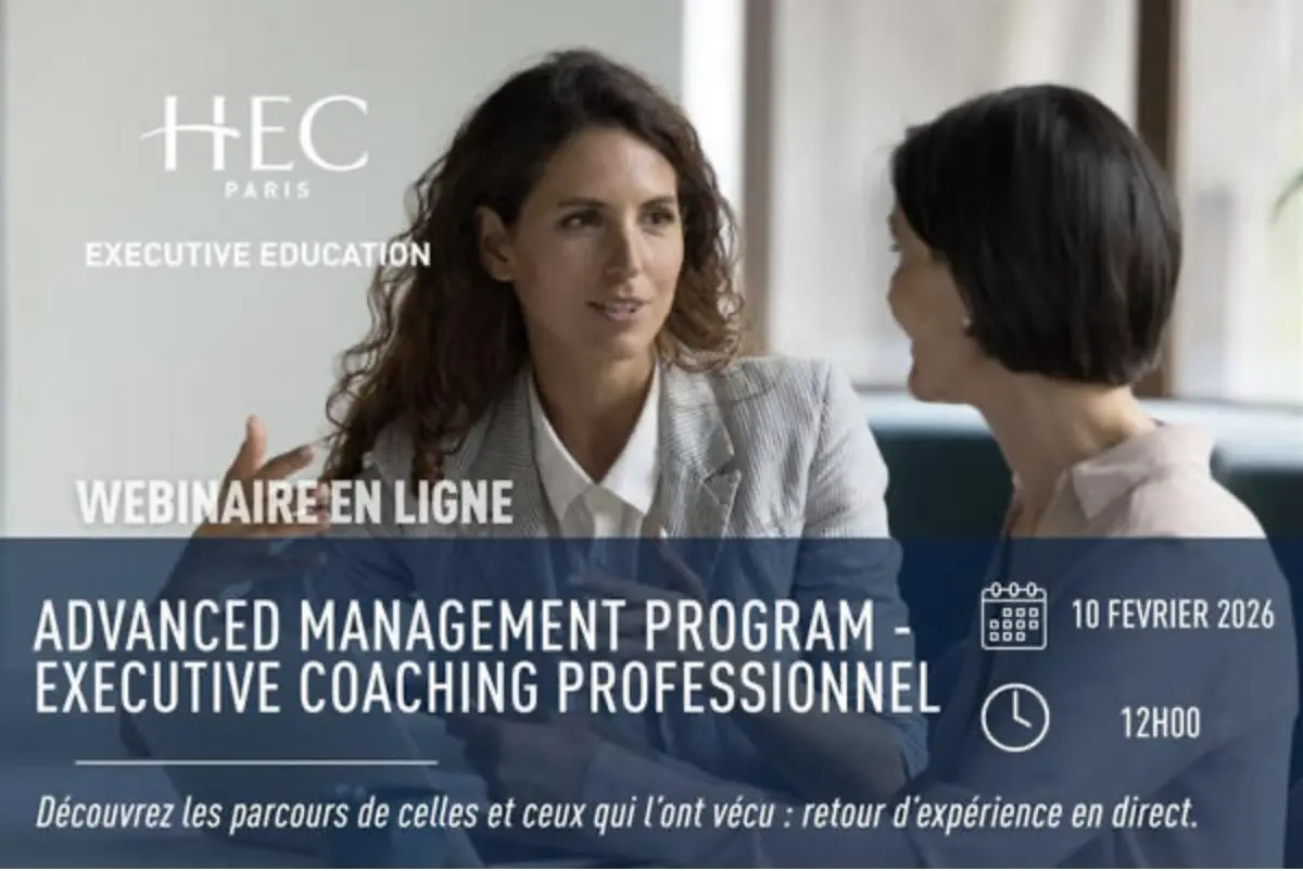 Webinaire : Advanced Coaching program – executive coaching professionnel