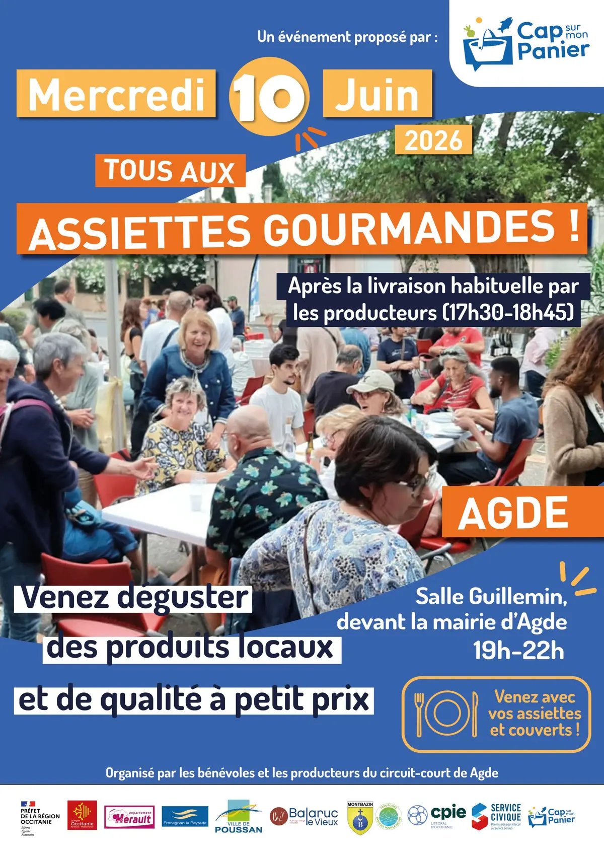 Assiettes gourmandes d'Agde !