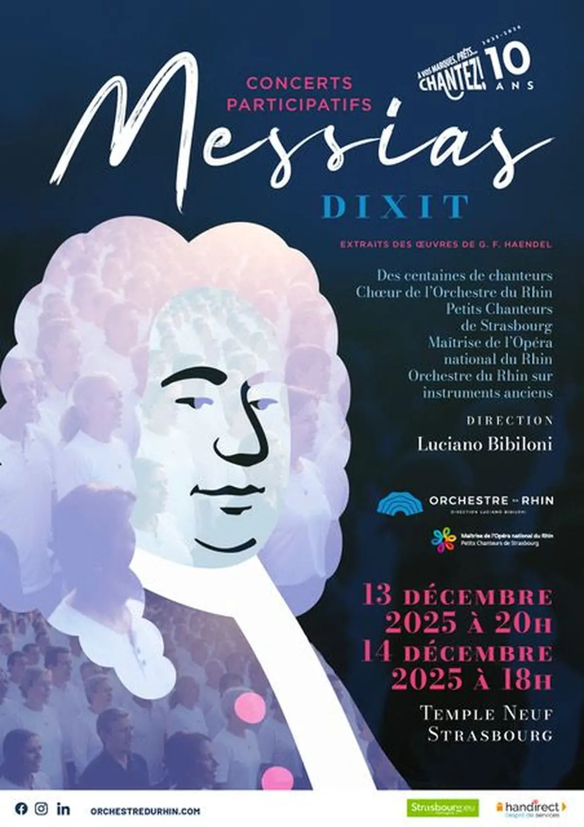 Messias Dixit : Le Messie et le Dixit Dominus de G. F. Haendel 