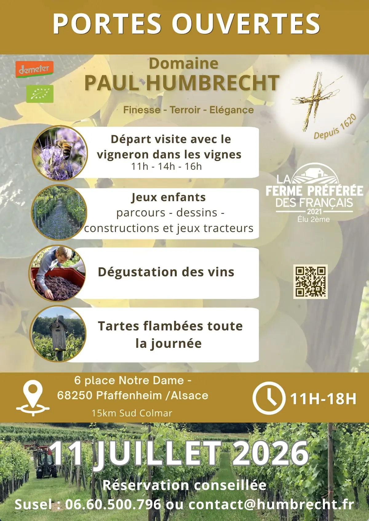 Portes ouvertes au Domaine Paul Humbrecht