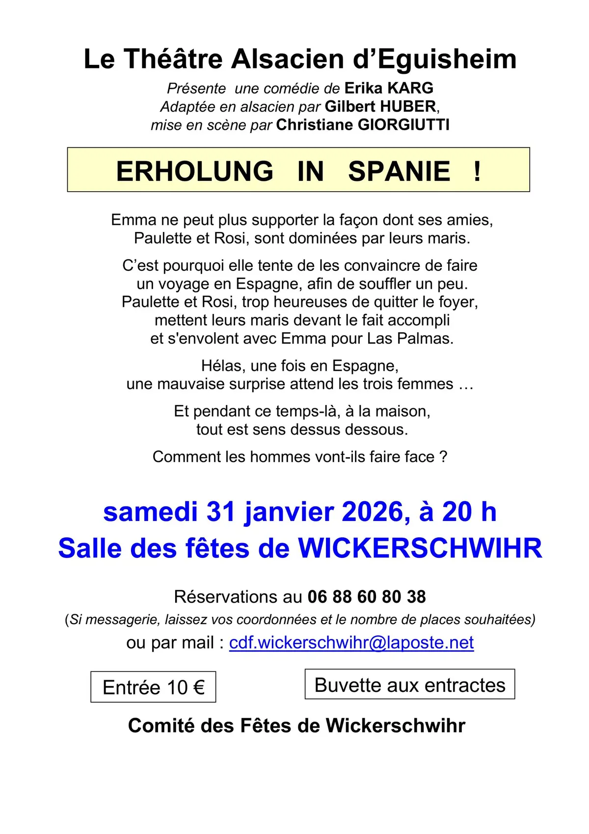 soirée théâtre alsacien