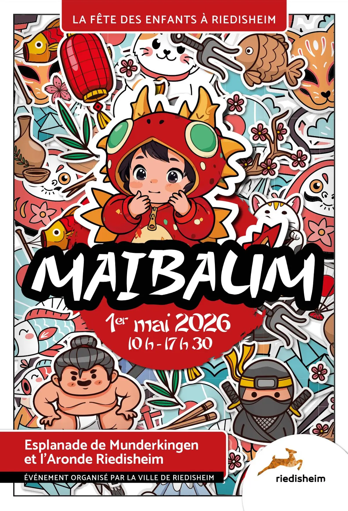 Maibaum : la fête des enfants à Riedisheim