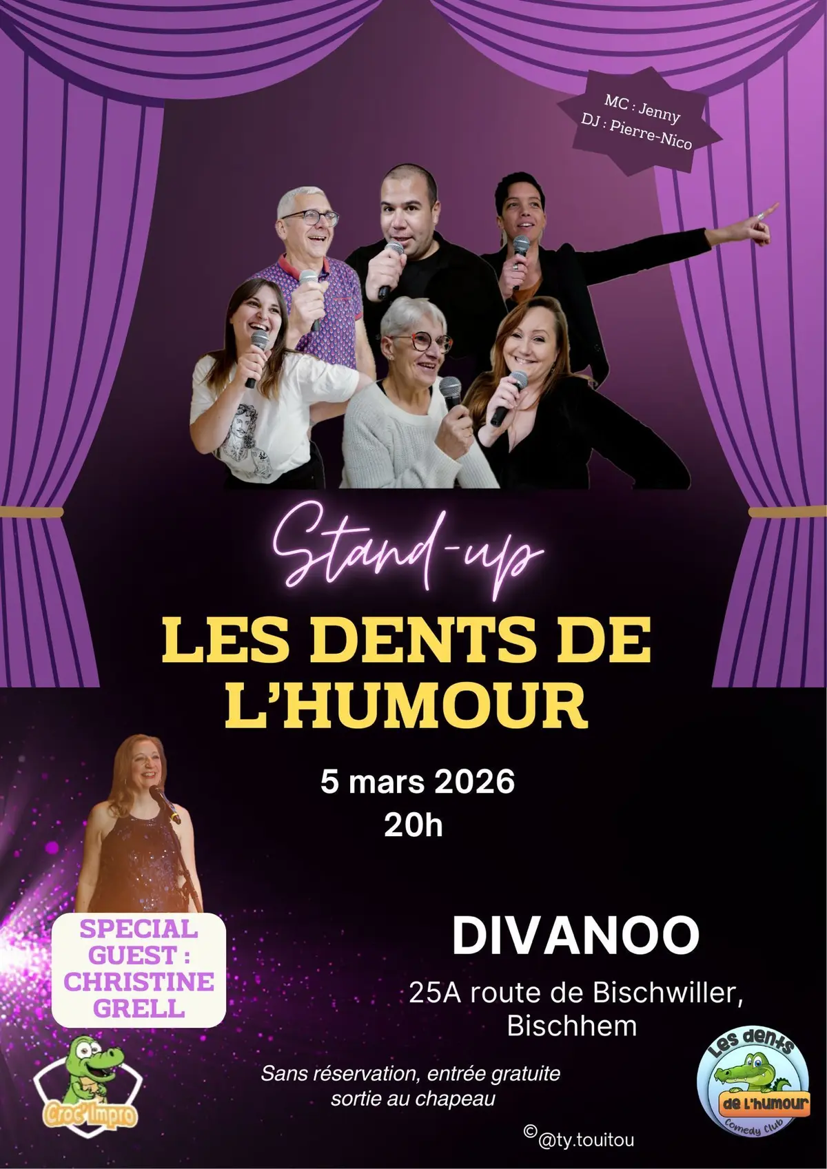 Stand-up : les dents de l'humour