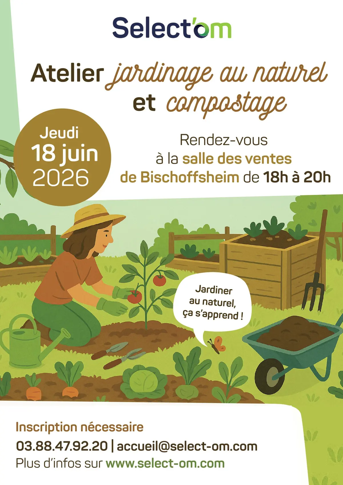Atelier jardinage au naturel et compostage