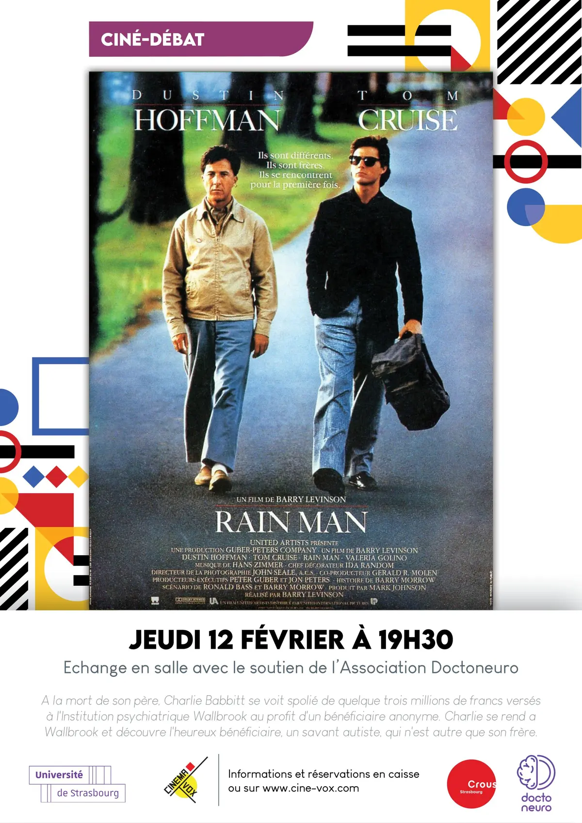 Ciné-débat : Rain Man