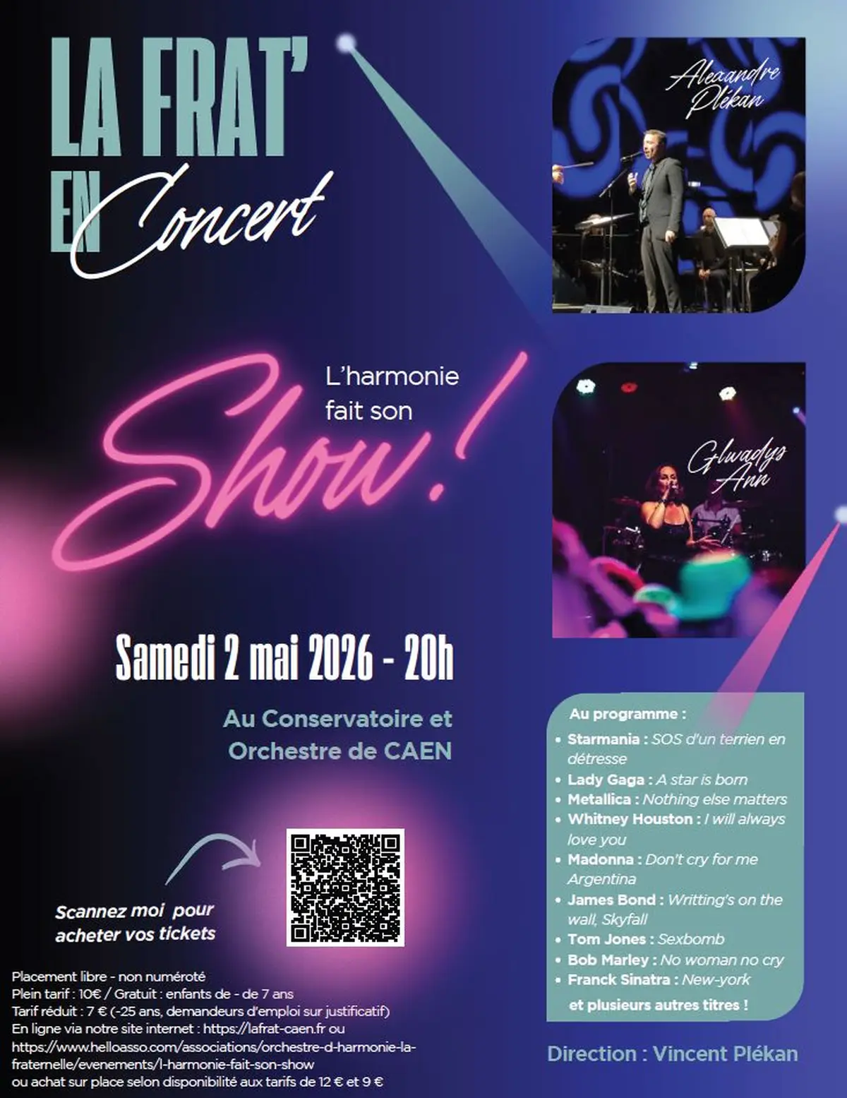 L'harmonie fait son SHOW, concert de l'orchestre la Fraternelle