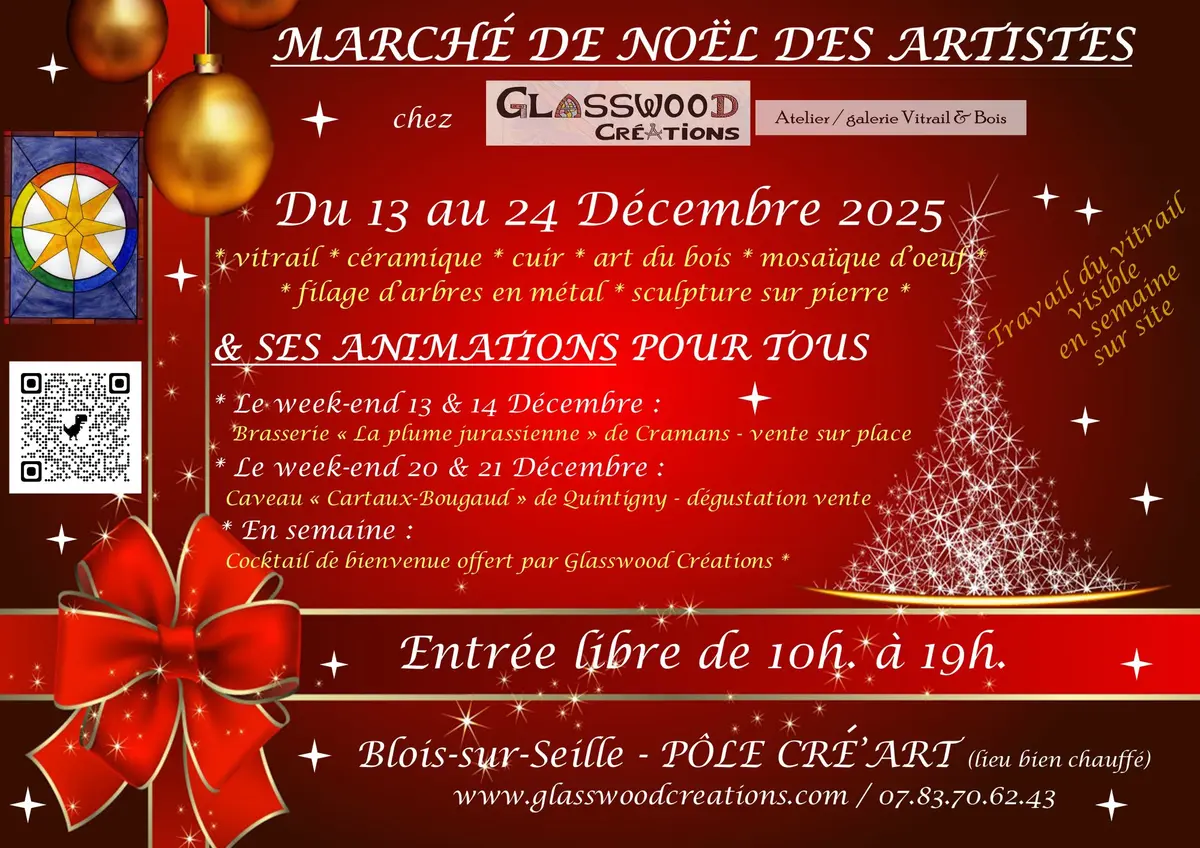 Marché de Noël des artistes au Pôle Cré'Art