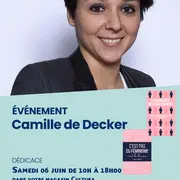 Camille de Decker en dédicace au Cultura Creil