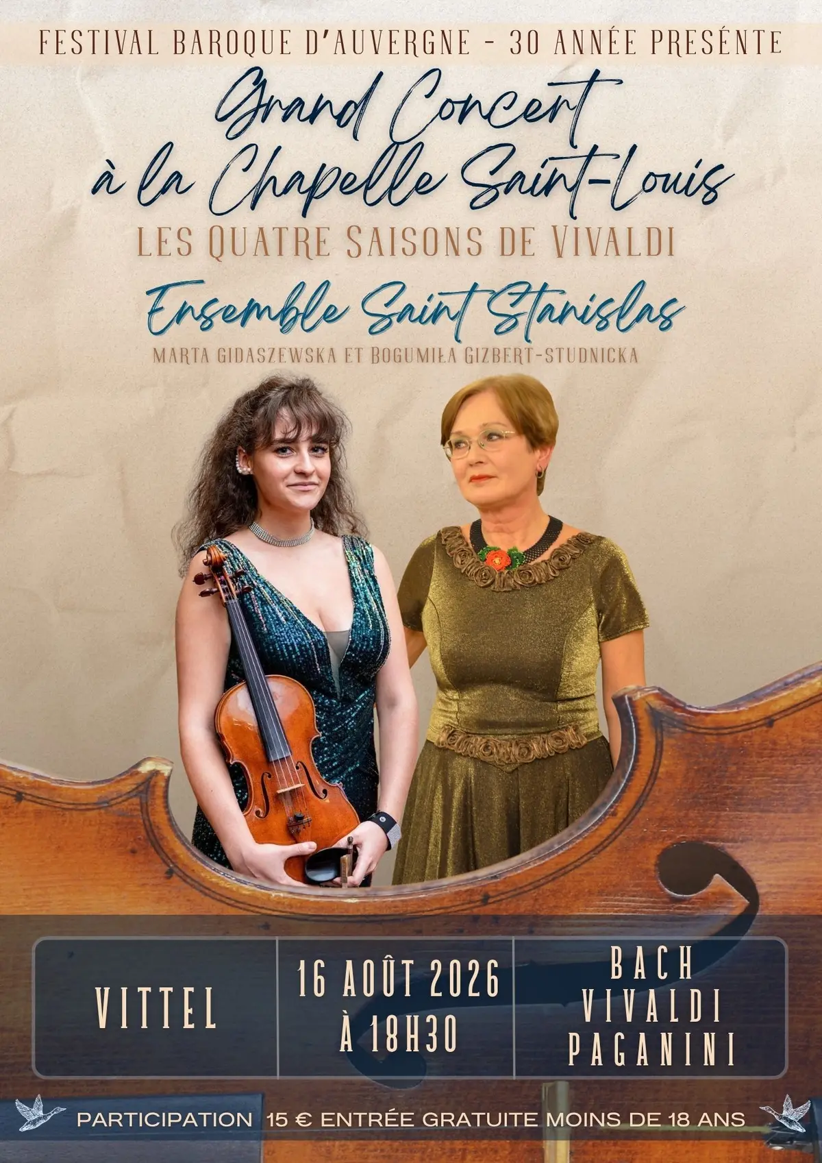 Autour du violon virtuos. Entre Rêve et Passion