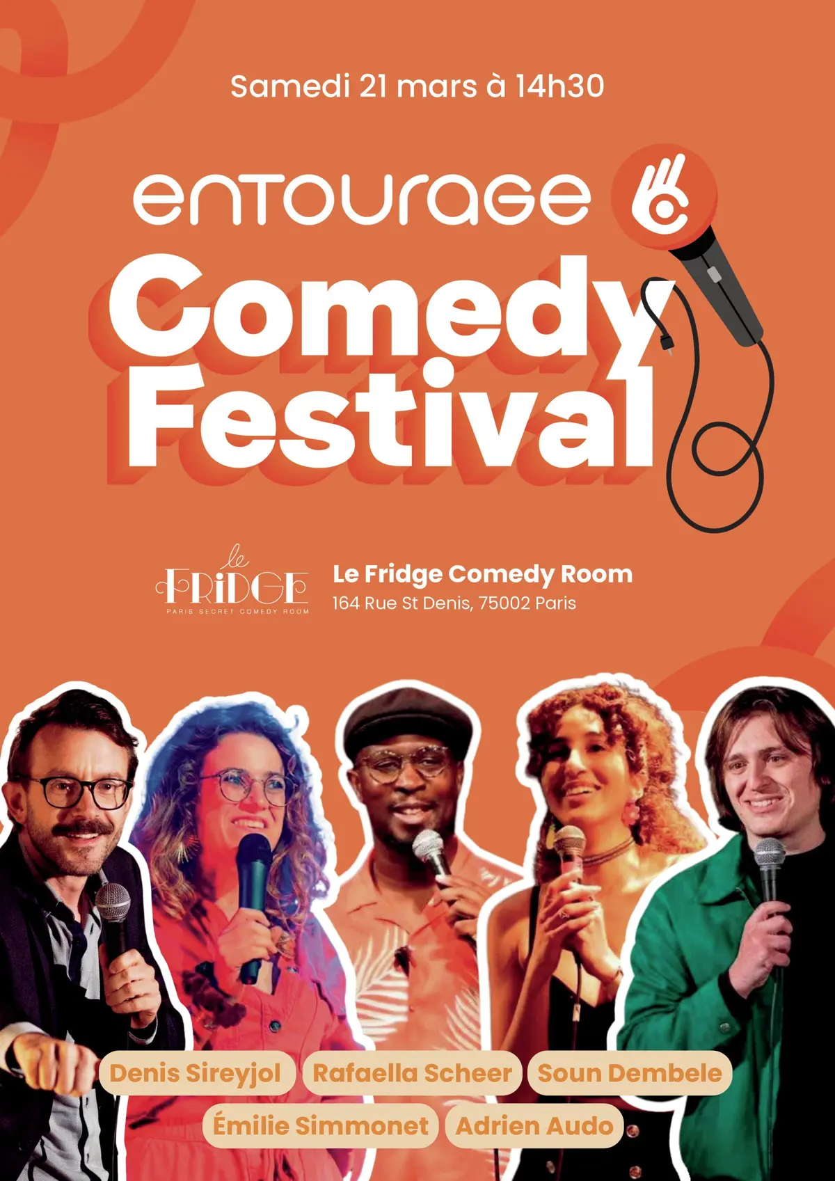 Entourage Comedy Festival Paris